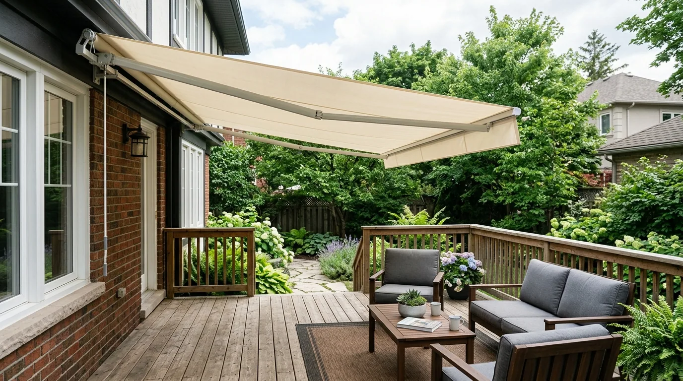 The finished result of professional awning repair: the completed work looking clean, correct and — Richmond, VA